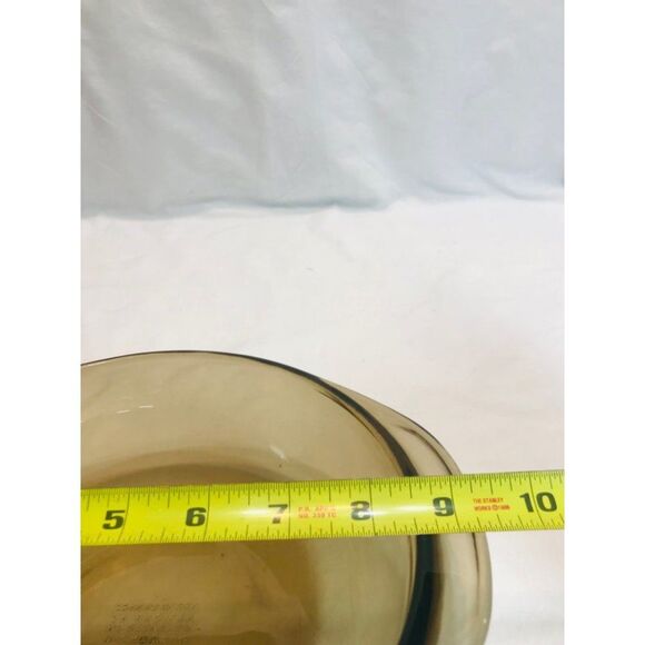 Vintage 1980’s Pyrex Visionware 023 1.5 qt. Amber covered dish with 623C lid. - Picture 9 of 12